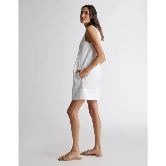 short linen wedding dress Camille main image 1